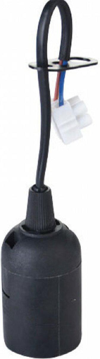 Comnox - Verhuisfitting E27 met kroonsteen – Gemakkelijk tijdelijk licht – Lichtgewicht kunststof – Max. 60W – Voor thuis en werk – Comnox