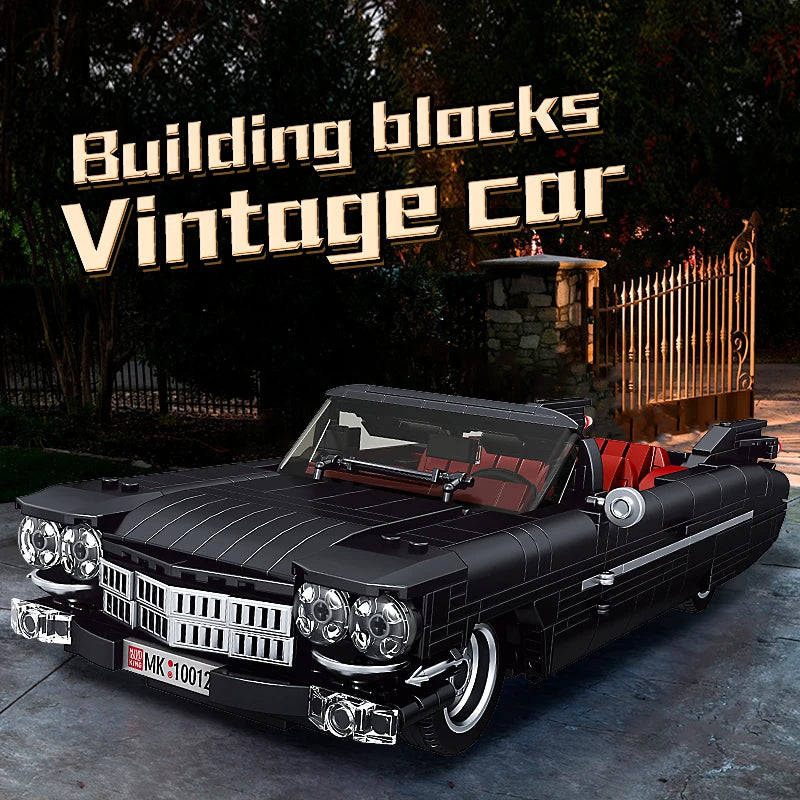 Comnox - Mould King - Vintage Car Bouwset - 1245 Stuks - Cadillac Eldorado Model - Technisch Speelgoed voor Modelbouwliefhebbers - LEGO Compatible - Comnox Company