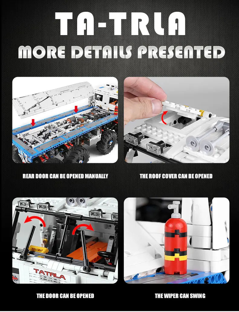 Comnox - Mould King - Tatra T813 Truck Bouwset - 3647 Stuks - Compatibel met LEGO - Technisch Speelgoed - Comnox Company