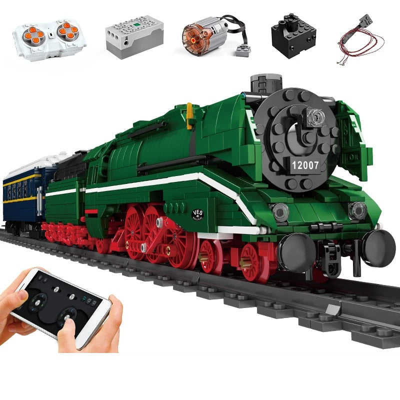 Comnox - Mould King - BR18 201 Duitse Stoomtrein Bouwset - 2348 Stukjes - LEGO Compatible - Educatief Speelgoed - Comnox Company