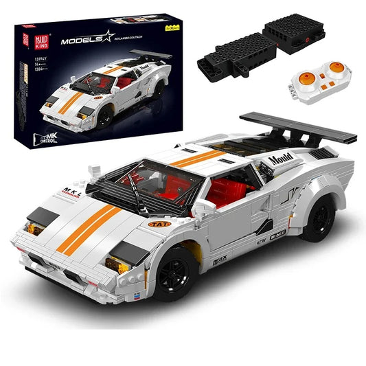 Comnox - Mould King Lamborghini Countach Bouwset - 1384 Stukjes - LEGO Compatible - Iconisch Technisch Speelgoed - Wit - Comnox Company