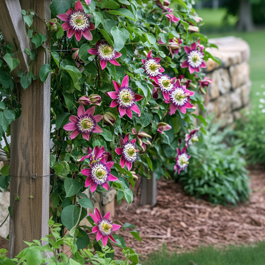 Passiflora 'Victoria' XL - 2 stuks - Passiebloem