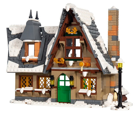 Comnox - Mould King - Kersthuisje Bouwset - Compatibel met LEGO - 766 Stenen - Kertset - Comnox Company