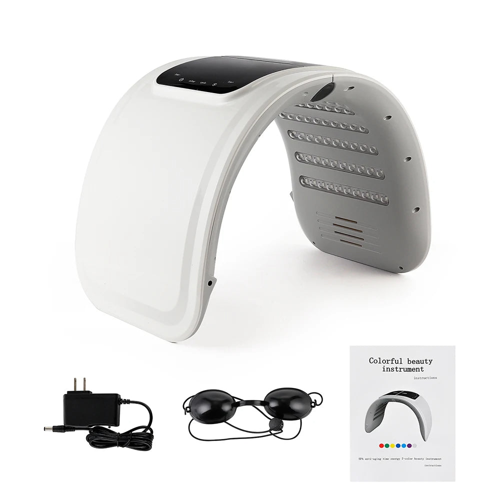 Comnox - LED Foton Masker - 7 Kleuren - Gezicht & Lichaam Verzorgingsmachine - Salon & Thuisgebruik - Hydratatie & Huidherstel - Comnox Company