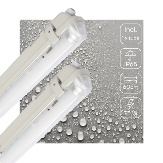 Comnox - Proventa LED TL armatuur met sensor - Waterdicht & Slagvast - 2-pack