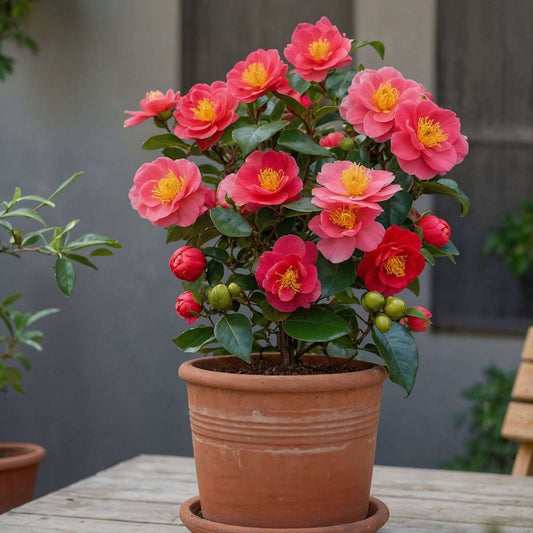Camellia Japonica - Set van 4 - Japanse roos