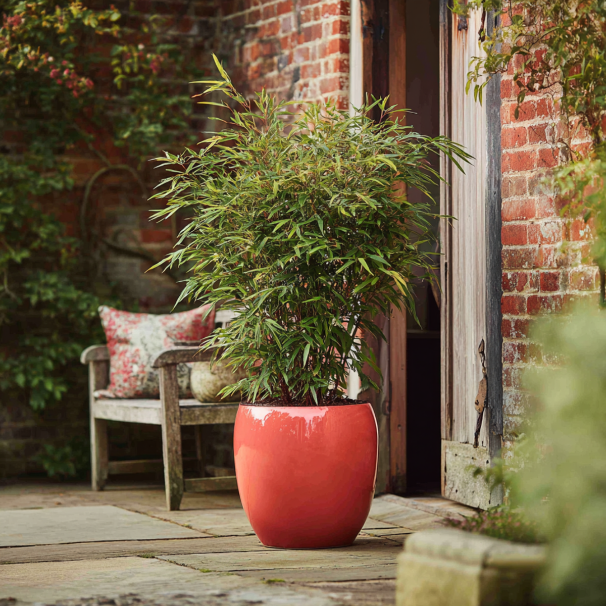 Fargesia 'Red Dragon' - Set van 6 - Rode bamboe