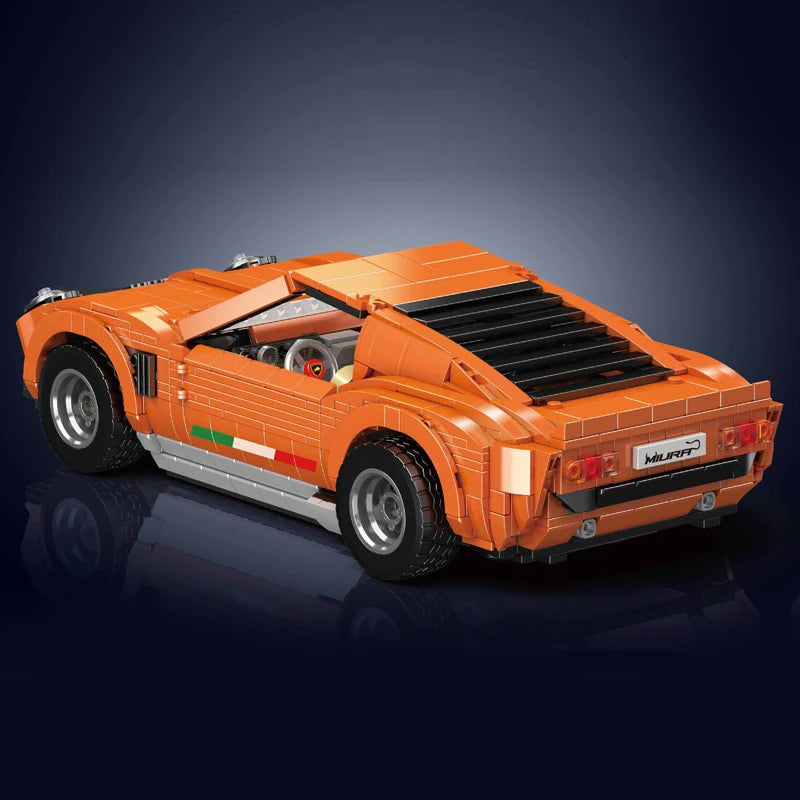 Comnox - Mould King Oranje Mura Sportwagen - 1607 Stukjes - LEGO Compatible - Technisch Speelgoed - Comnox Company