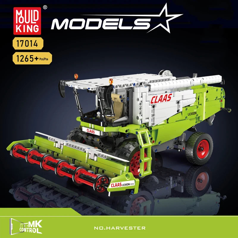 Comnox - Mould King - Technische Oogstmachine Bouwset - Oogstmachine Bouwset - 1265 Stuks - Compatibel met LEGO - Technisch Speelgoed - Educatief Speelgoed - Comnox Company