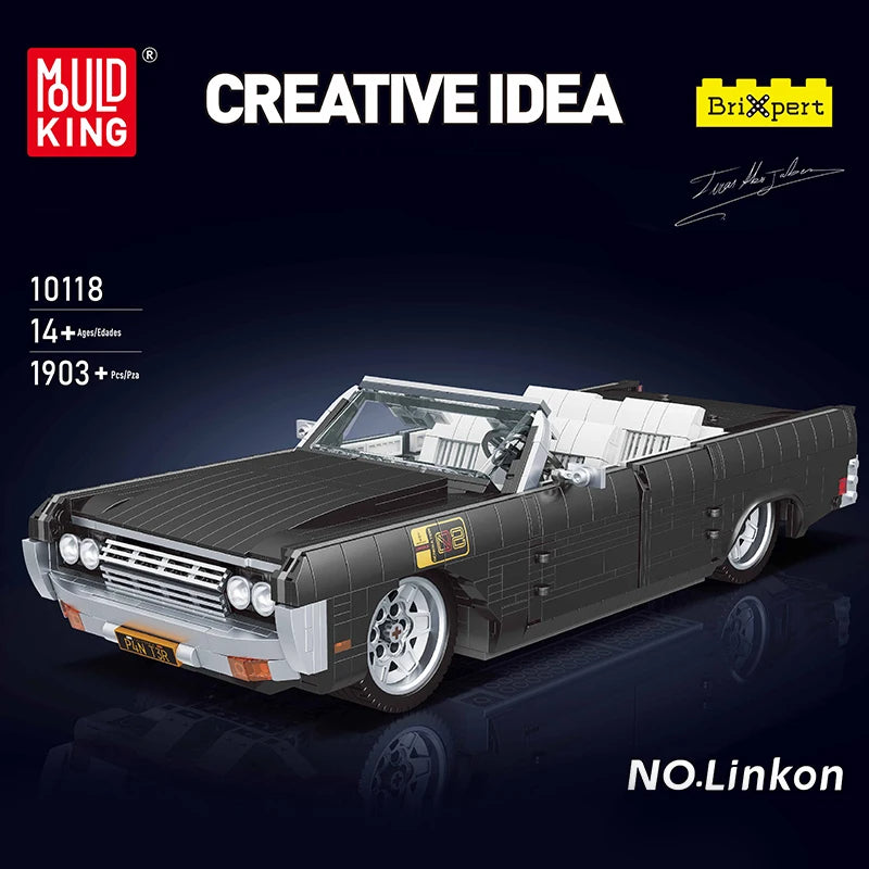 Comnox - Mould King - 1964 Continentale Sportwagen Bouwset - 1903 Stuks - Compatibel met LEGO - Comnox Company