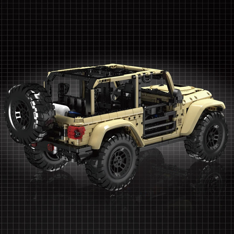 Comnox - Mould King - Off-Road Wrangler SUV Bouwset - 3621 Stuks - RC Modelauto met Pneumatische Accessoires - LEGO Compatible - Comnox Company