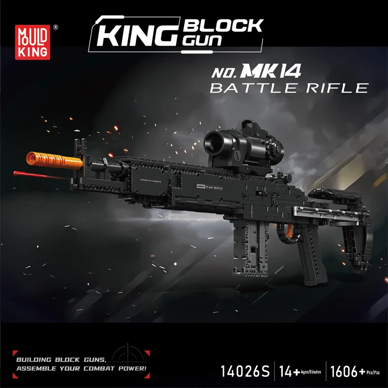 Comnox - Mould King - MK14 Battle Rifle Bouwset - 1606 Stukjes - LEGO Compatible - Comnox Company