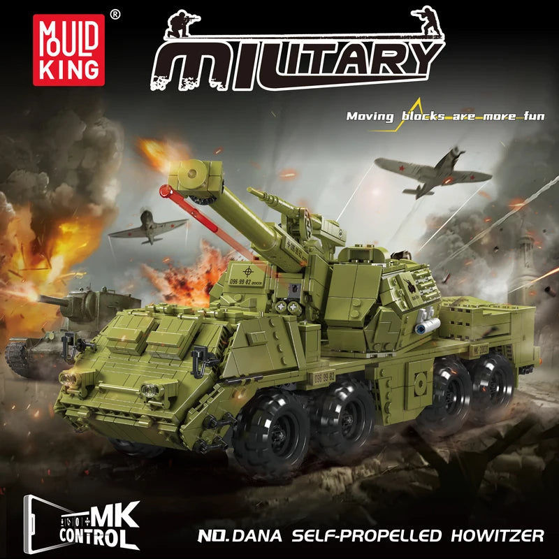 Comnox - Mould King - Dana Zelfrijdende Artillerie - 1923 Stukjes - LEGO Compatible - Comnox Company
