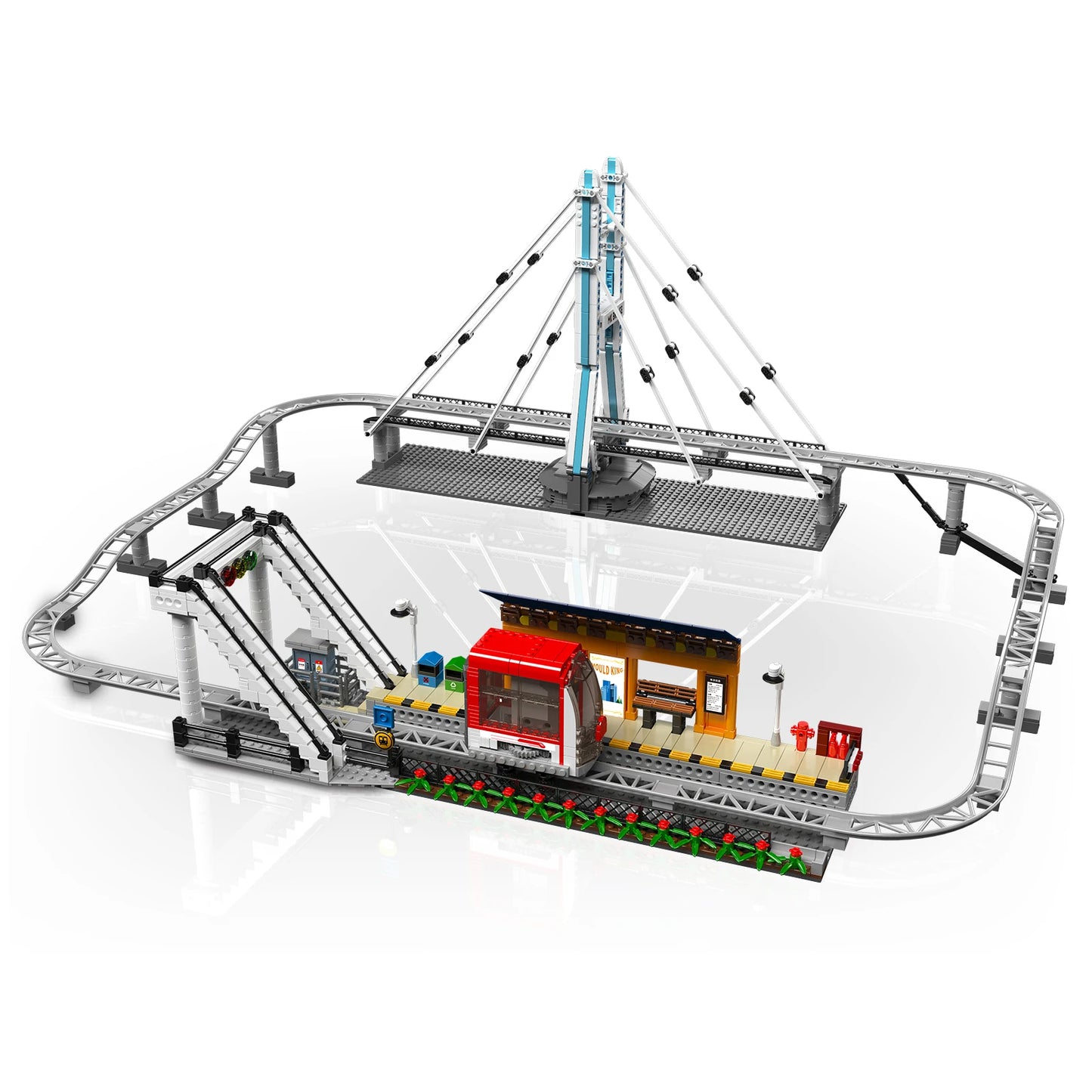 Comnox - Mould King - Urban Railcar Bouwset - 1488 Stukjes - LEGO Compatible - Technisch Speelgoed - Comnox Company