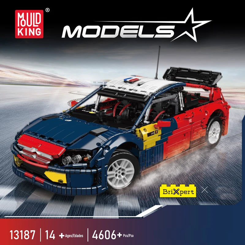 Comnox - Mould King - Technische Raceauto Bouwset - 4606 Stukjes - LEGO Compatible - C4 WRC Model - Comnox Company