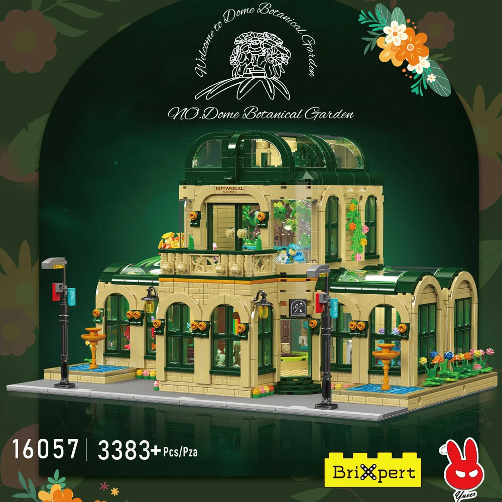 Comnox - Mould King - Botanische Tuin Bouwset - 3383 Stukjes - LEGO Compatible - Dome Garden Model - Comnox Company