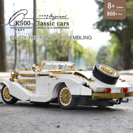 Comnox - Mould King - K500 Vintage Auto - 868 Stukjes - LEGO Compatible - Klassieke Auto Bouwset - Comnox Company