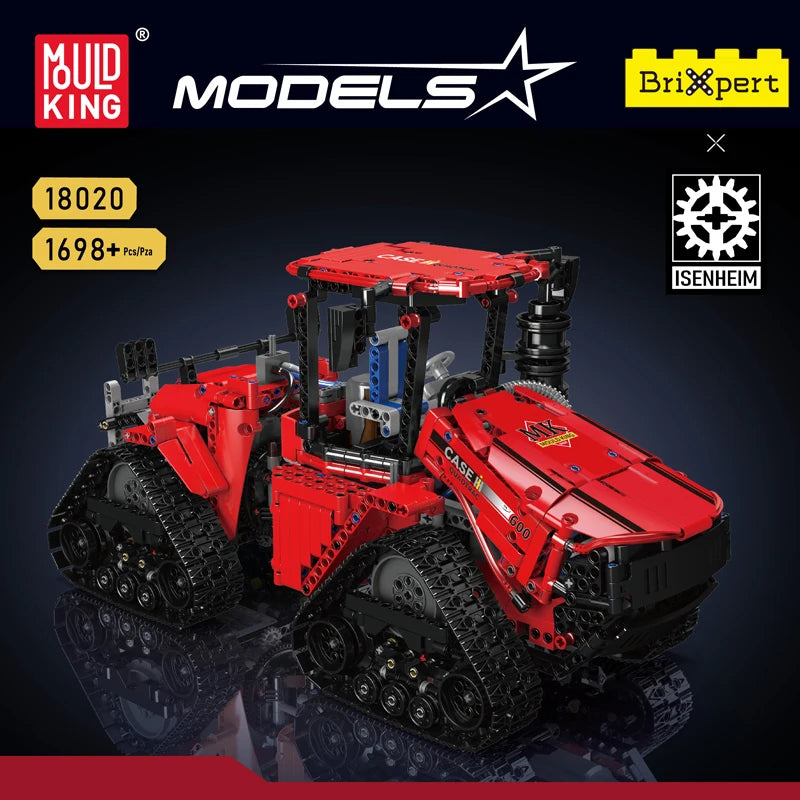 Comnox - Mould King - Technic Crawler Tractor - RC Model - 1698 Stuks - Bouwblokken voor Kinderen en Volwassenen - Lego-Compatibeland - Comnox Company