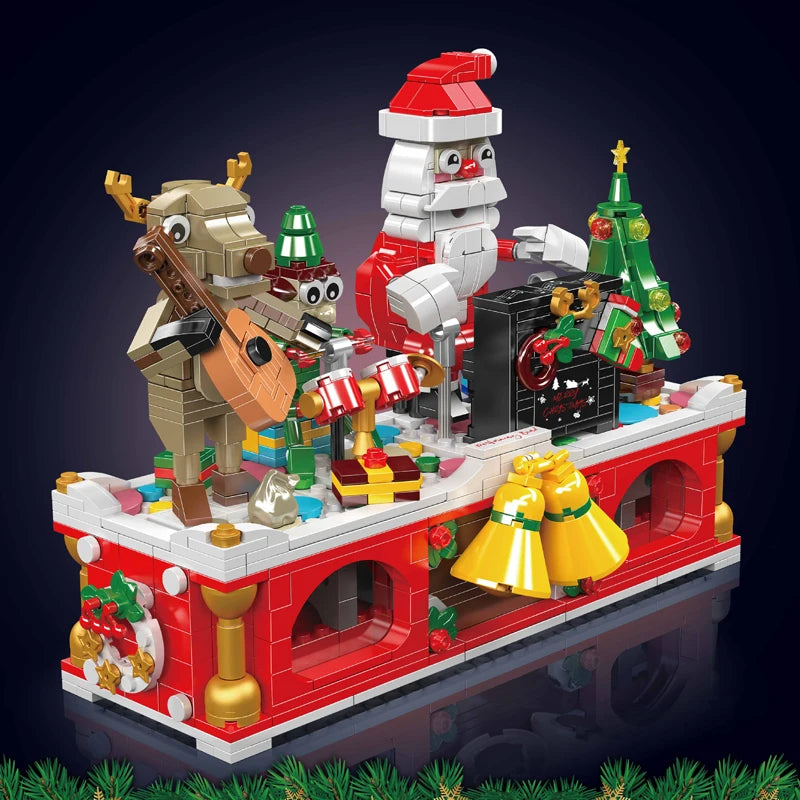 Comnox - Mould King - Kerst Carnaval Band - 1045 Stukjes - LEGO Compatible - Feestelijke Bouwset - Comnox Company