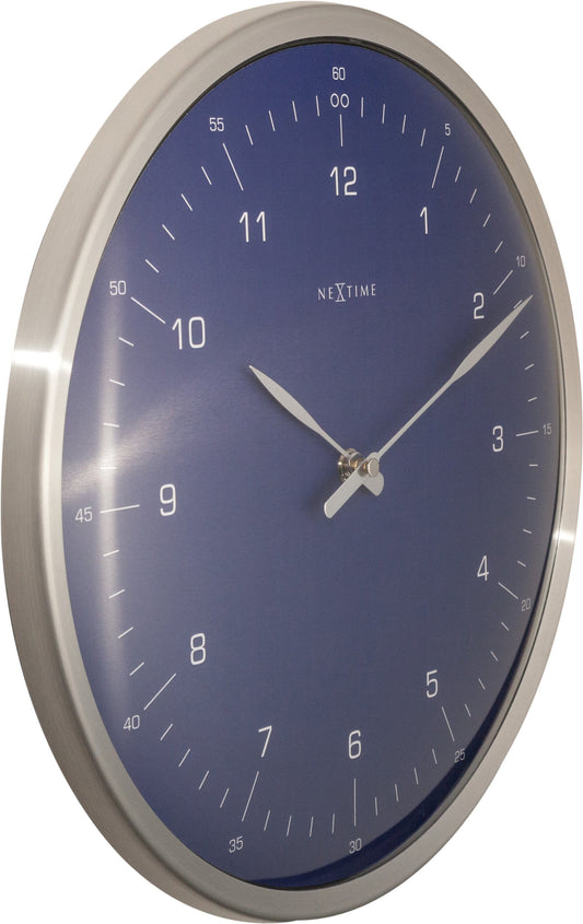 Comnox - NeXtime 60 Minutes - Stille Wandklok met Koepelglas - 33 cm