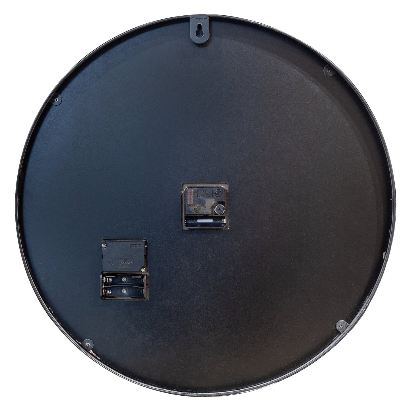 Kleurrijke alpaca wandklok met cactus en bergen