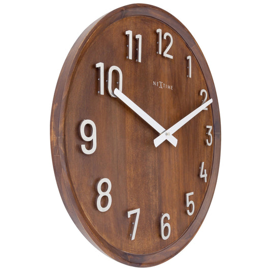 Comnox - NeXtime Precious - Stille wandklok met 3D effect - 50cm