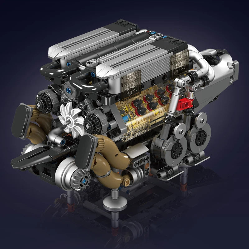 Comnox - Mould King - W16 Motor BGT Supercar Set - Technische Bouwstenen - Compatibel met LEGO - 952 Stuks - Educatief Speelgoed - Comnox Company