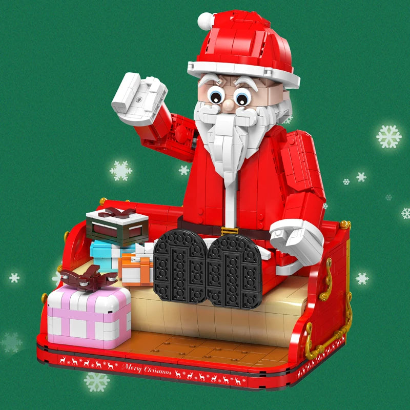 Comnox - Mould King - Bouwset De Kerstman - Compatibel met LEGO - 2087 Stenen - Kerstset - Comnox Company