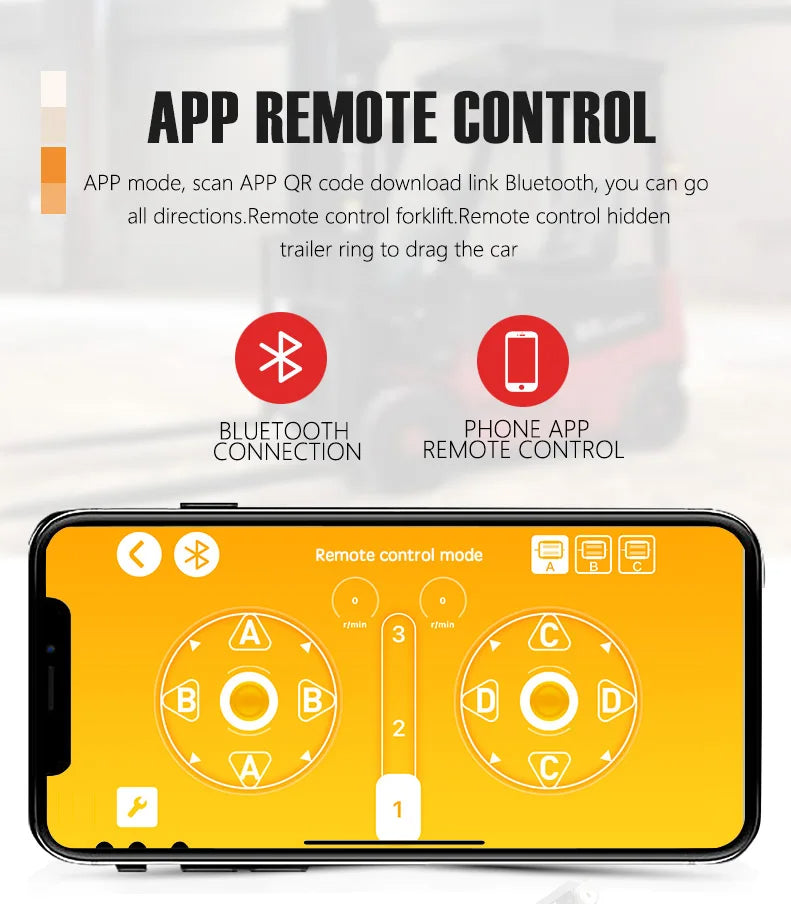 Comnox - Mould King - App RC Heftruck Bouwset - 1719 Stuks - Forklift - Technisch Speelgoed met Bluetooth en Afstandsbediening - LEGO Compatible - Comnox Company