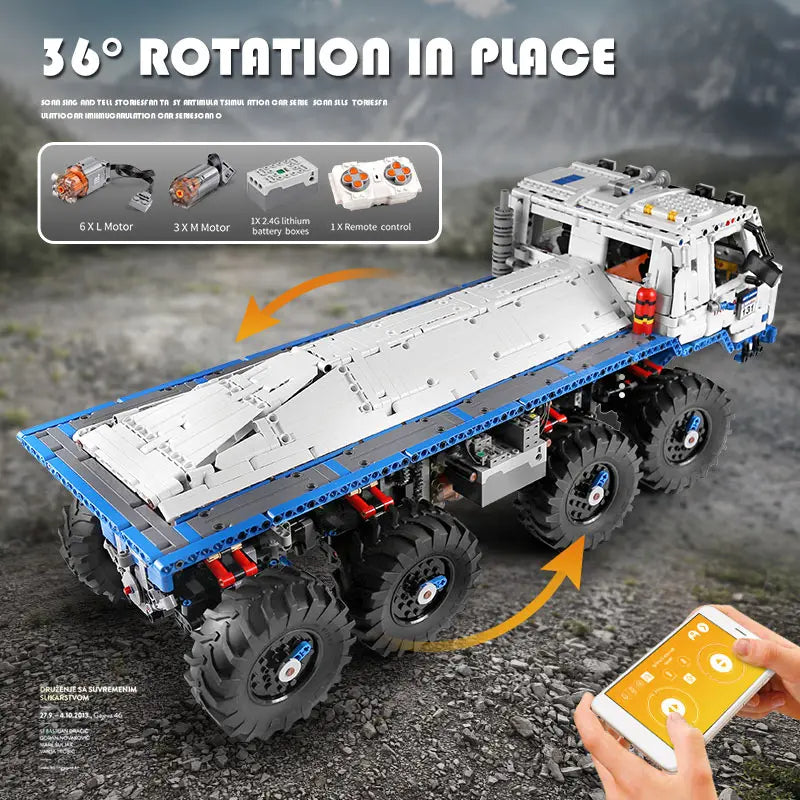 Comnox - Mould King - Tatra T813 Truck Bouwset - 3647 Stuks - Compatibel met LEGO - Technisch Speelgoed - Comnox Company