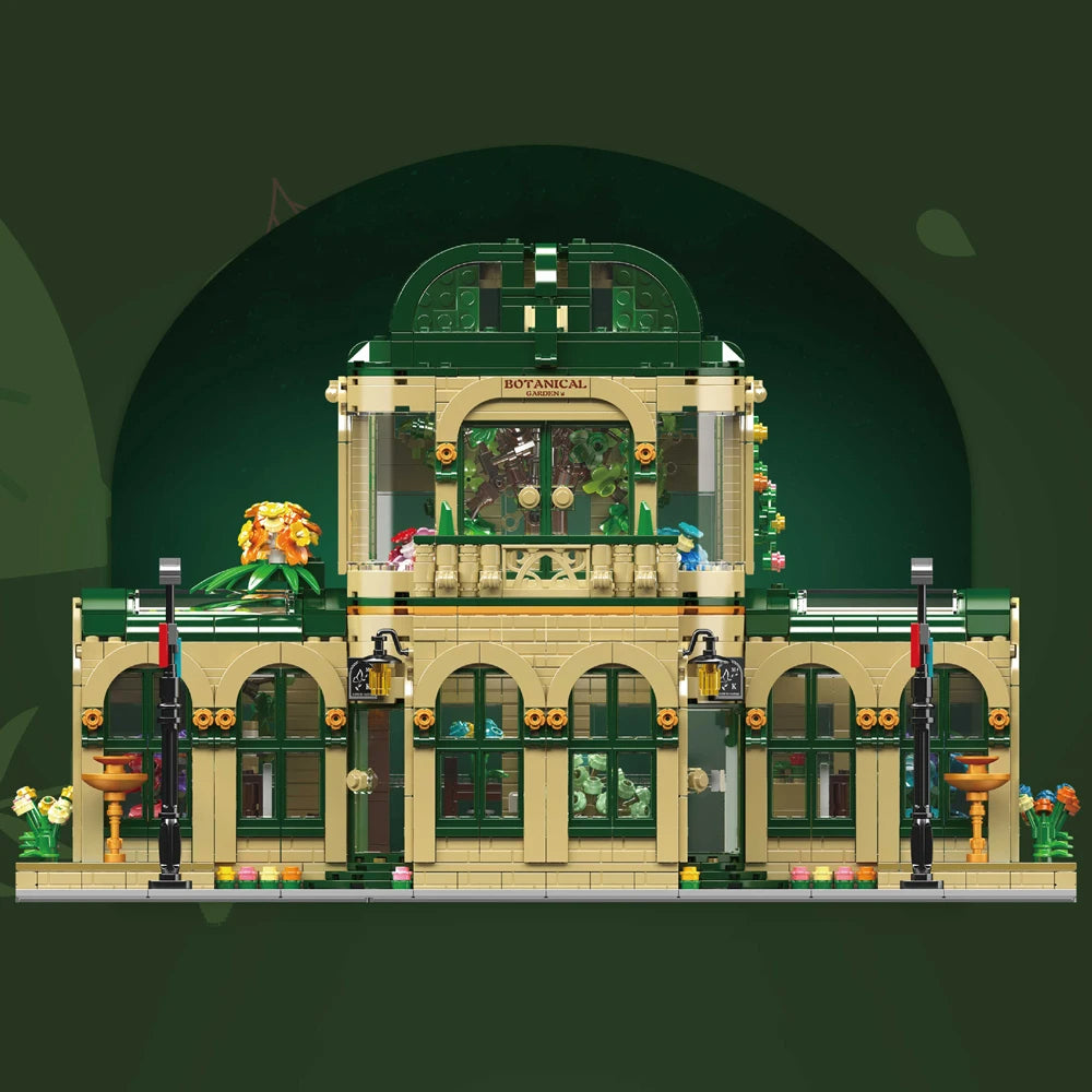 Comnox - Mould King - Botanische Tuin Bouwset - 3383 Stukjes - LEGO Compatible - Dome Garden Model - Comnox Company