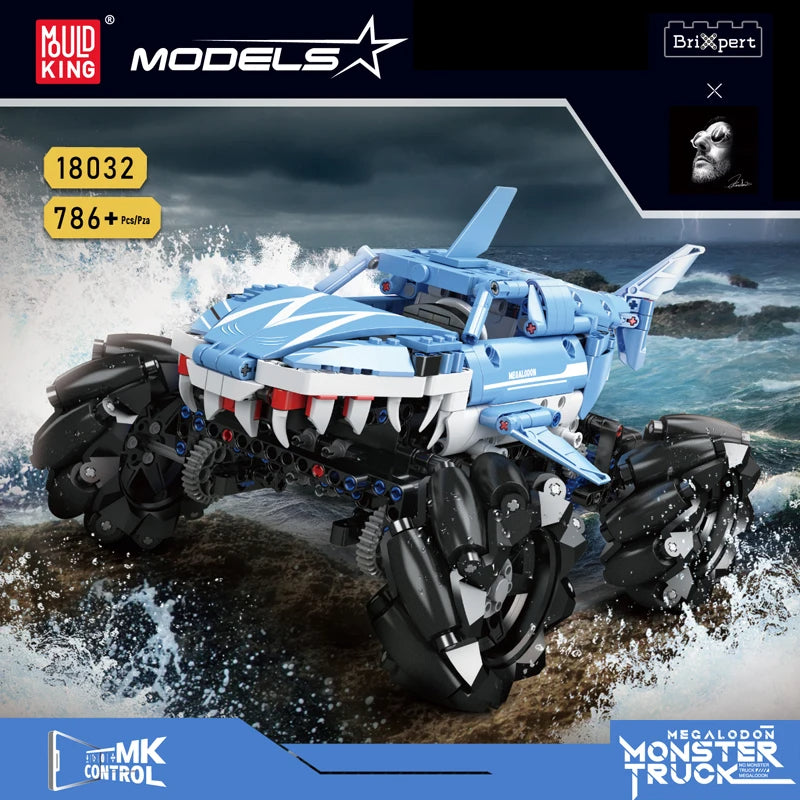 Comnox - Mould King - Megalodon Monstertruck - 786 Stukjes - LEGO Compatible - RC Technische Bouwset - Comnox Company