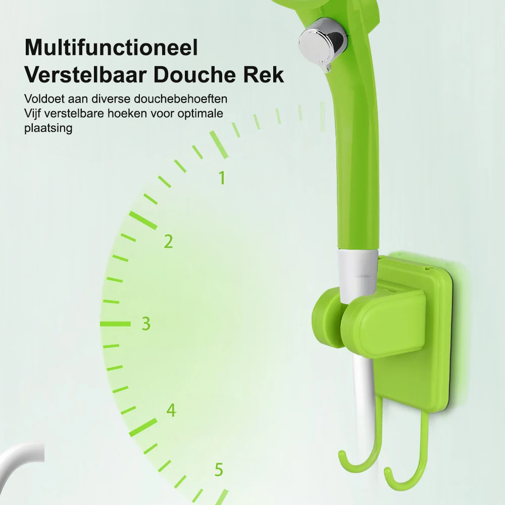 Comnox - Draagbare Camping Douchepomp - Digitale Display - Oplaadbaar - Buitendouche met Waterstop - 6000mAh Battery - Camping Shower - Groen