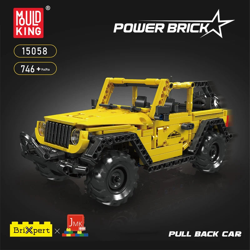 Comnox - Mould King - Technische 4x4 Jeep Bouwset - 746 Stukjes - LEGO Compatible - Educatief Speelgoed - Comnox Company