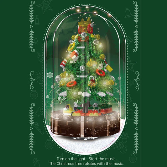 Comnox - Mould King - Kerstboom Muziekdoos Bouwset - Compatibel met LEGO - 688 Stenen - Comnox Company