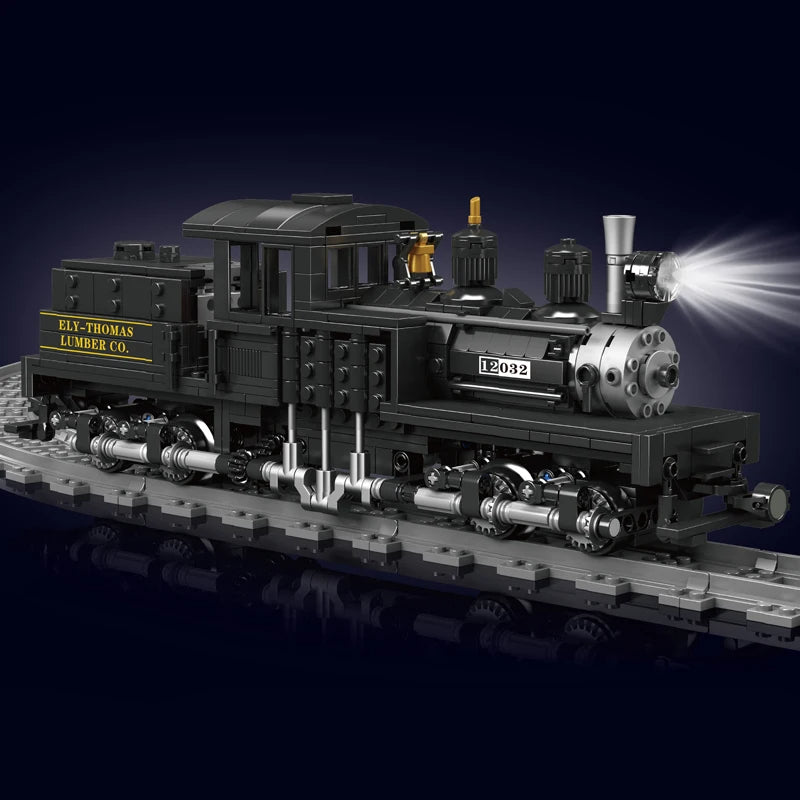 Comnox - Mould King - Shay-Type Stoomlocomotief - 880 Stukjes - LEGO Compatible - Technische Bouwset - Comnox Company
