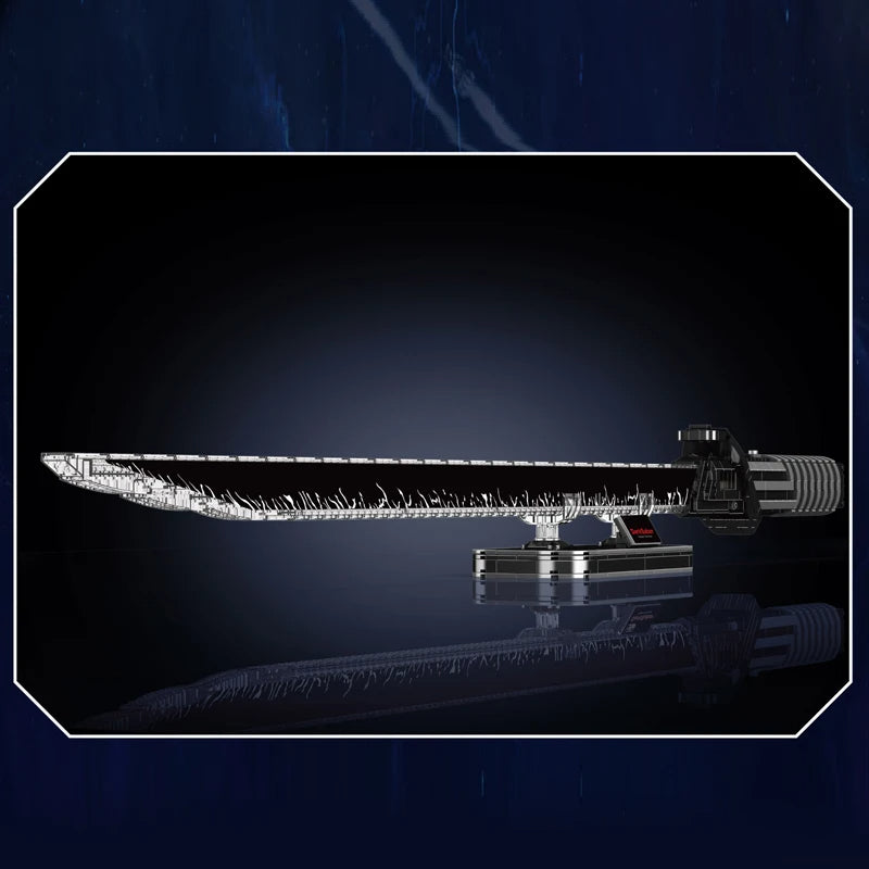 Comnox - Mould King - Darksaber Modelbouwset met LED-verlichting - 885 Stuks - 116 cm - Perfecte Displayset voor Star Plan Fans - Compatibel met LEGO - Gift Idea