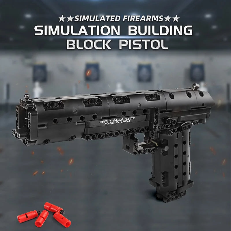 Comnox - Mould King - Desert Eagle Pistool Bouwset - 563 Stukjes - LEGO Compatible - Comnox Company