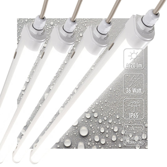 Comnox - LED's Light LED TL lamp - Koppelbaar en waterdicht - 4 pack