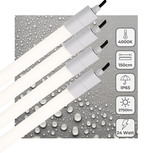 LED buislamp 150cm IP65 4000K 2750lm 24W