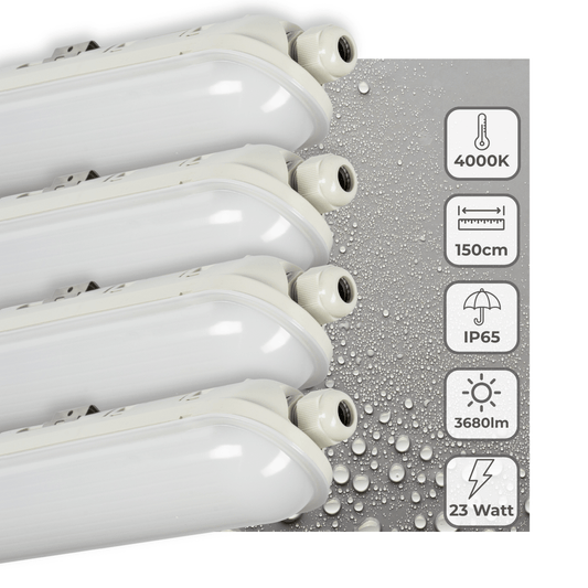 Comnox - LED TL armatuur - Direct helder licht - Veiligheid - Energiezuinig - 150 cm - Lichtarmaturen