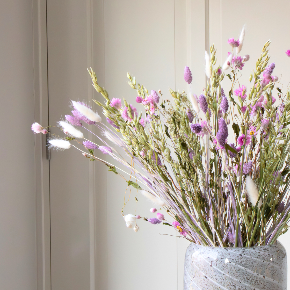 Boeket 'Pastel Palette' - Droogbloemen