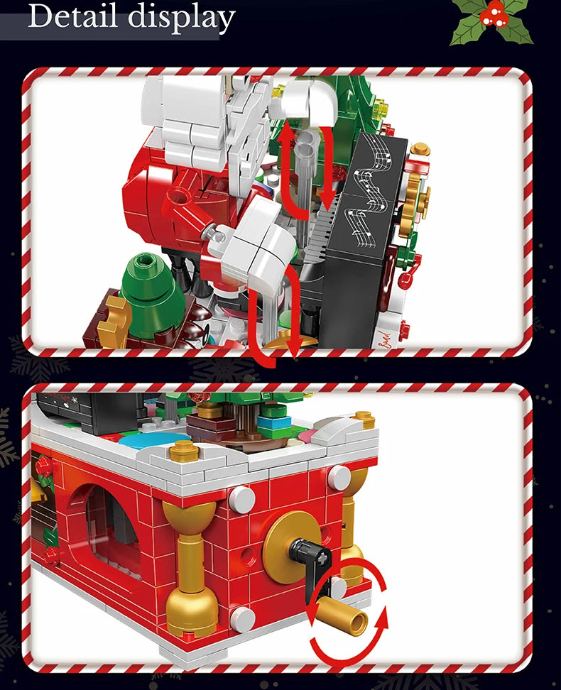 Comnox - Mould King - Kerst Carnaval Band - 1045 Stukjes - LEGO Compatible - Feestelijke Bouwset - Comnox Company
