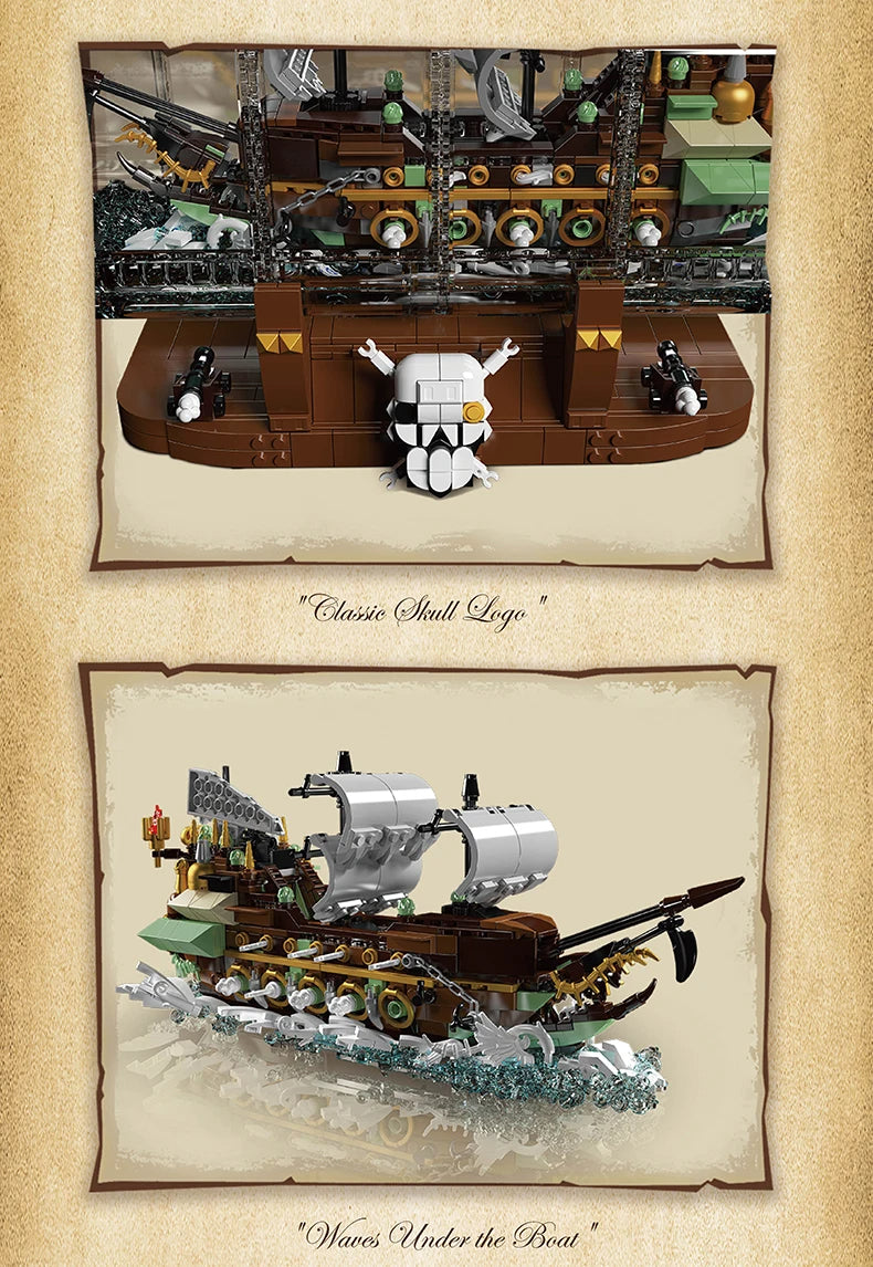 Comnox - Mould King - Schip in een Fles Bouwset - 2499 Stukjes - LEGO Compatible - Decoratieve Display