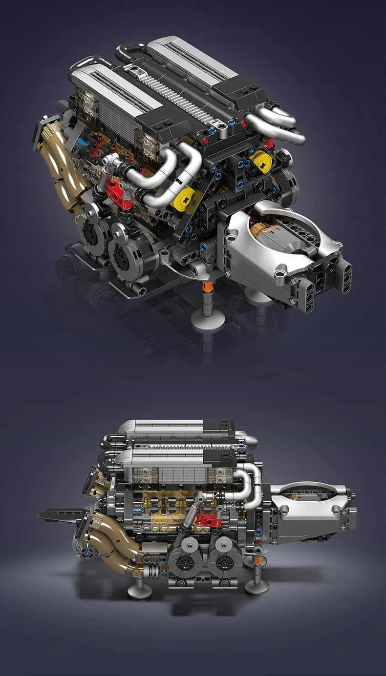 Comnox - Mould King - W16 Motor BGT Supercar Set - Technische Bouwstenen - Compatibel met LEGO - 952 Stuks - Educatief Speelgoed - Comnox Company