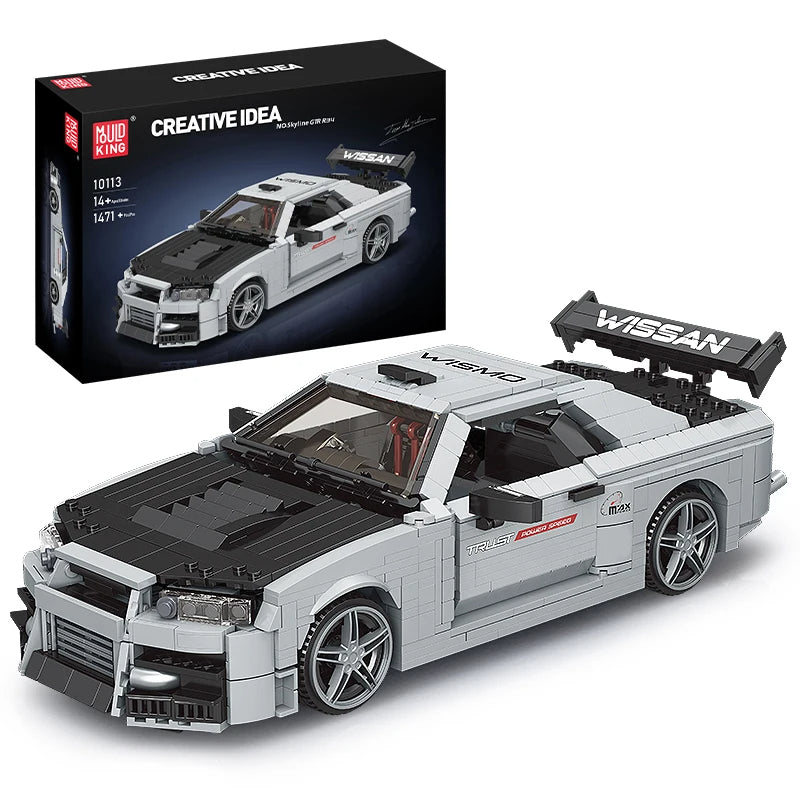 Comnox - Mould King Skyline R34 Bouwset - 1471 Stukjes - LEGO Compatible - Technisch Speelgoed - Comnox Company