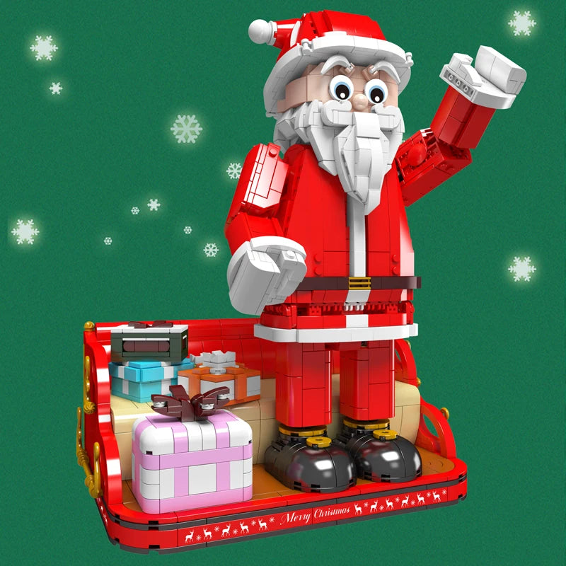 Comnox - Mould King - Bouwset De Kerstman - Compatibel met LEGO - 2087 Stenen - Kerstset - Comnox Company