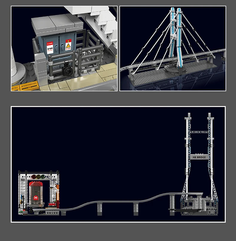 Comnox - Mould King - Urban Railcar Bouwset - 1488 Stukjes - LEGO Compatible - Technisch Speelgoed - Comnox Company