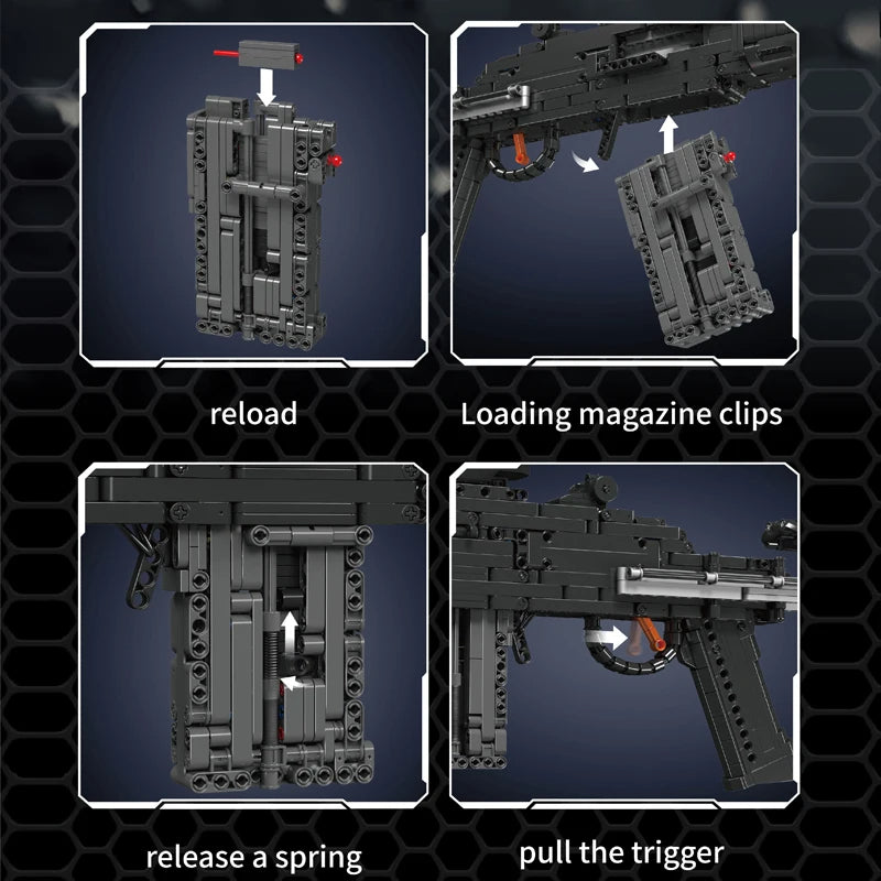 Comnox - Mould King - MK14 Battle Rifle Bouwset - 1606 Stukjes - LEGO Compatible - Comnox Company