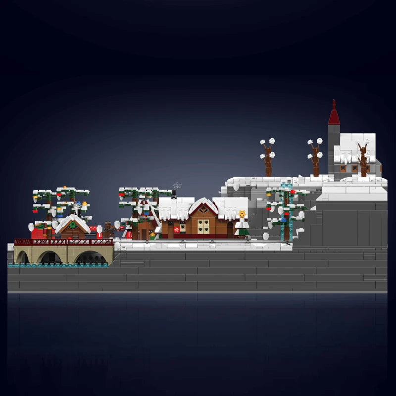 Comnox - Mould King - Kersttrein Wonderland - Gemotoriseerd Bouwpakket - 4234 Stenen - Remote Control Christmas Train Set - Speelgoed voor Kerstliefhebbers en Kinderen - LEGO Compatible